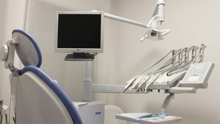 Dental chair and dentistry tools